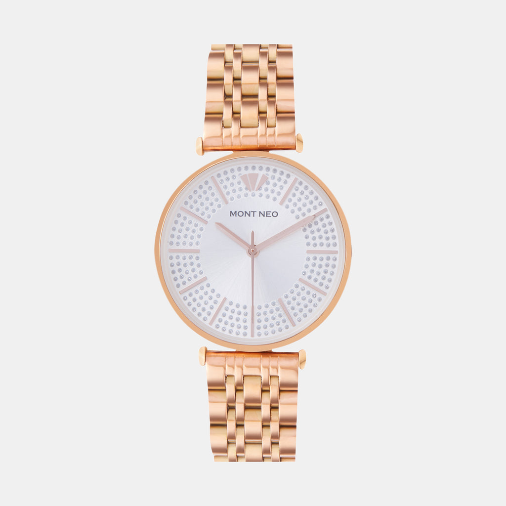 Mont Neo Round Silver Analog watch