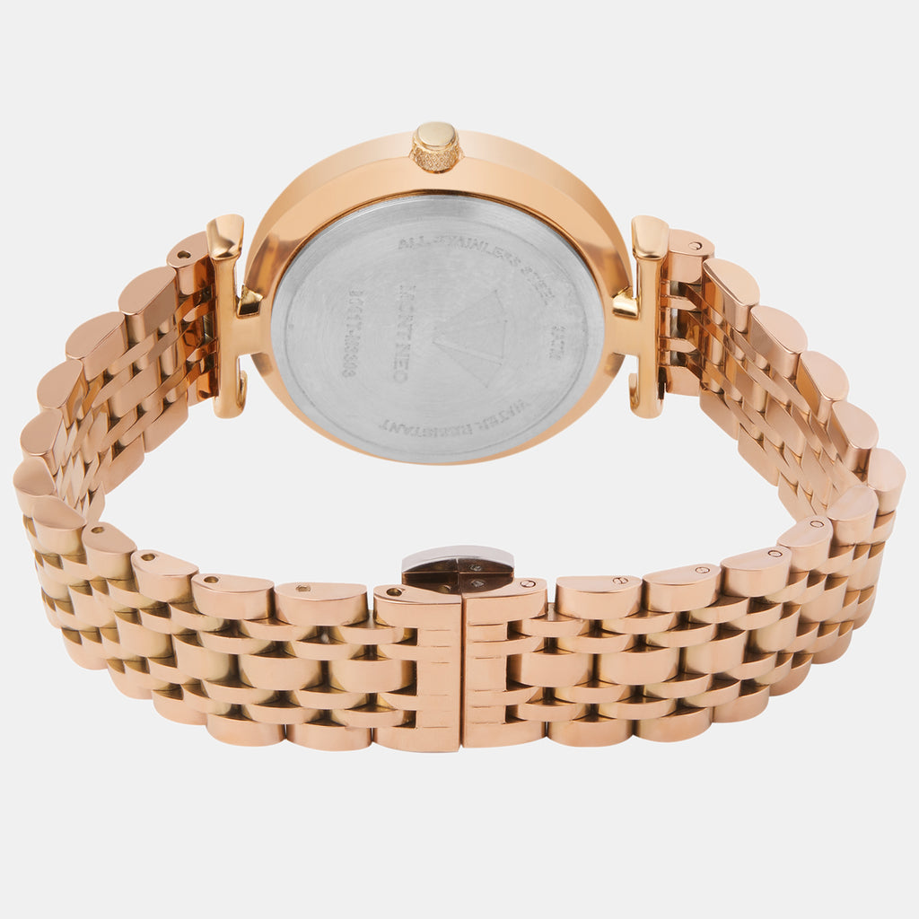 Mont Neo Women Round Silver watch