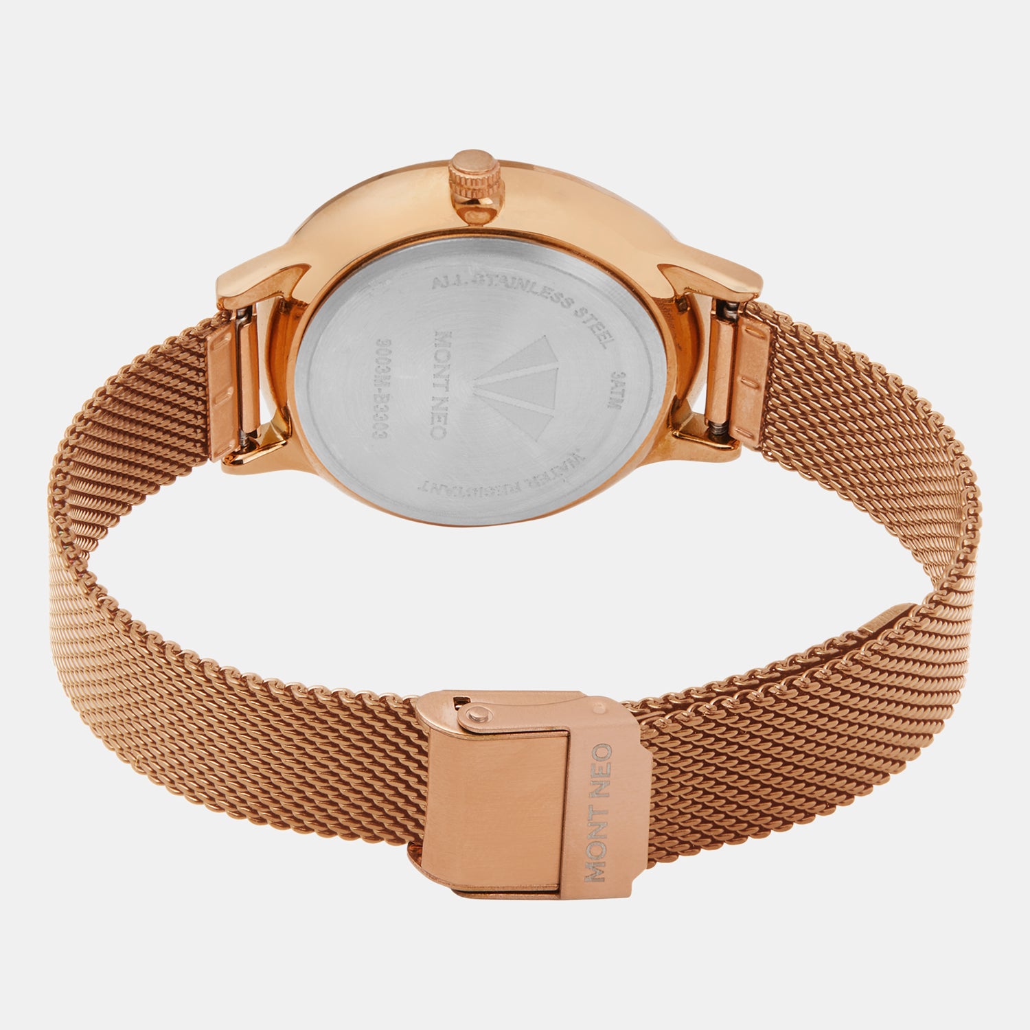 Mont Neo Women Round Silver watch