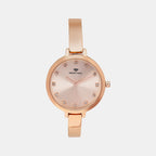 Women Quartz Rose Gold Dial Analog Stainless Steel Watch 9004T-M3303