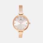 Women Quartz Rose Gold Dial Analog Stainless Steel Watch 9004T-M3307