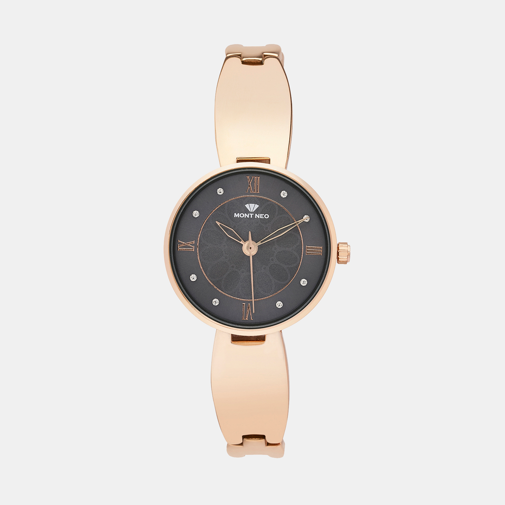 Mont Neo Round Gun Analog watch