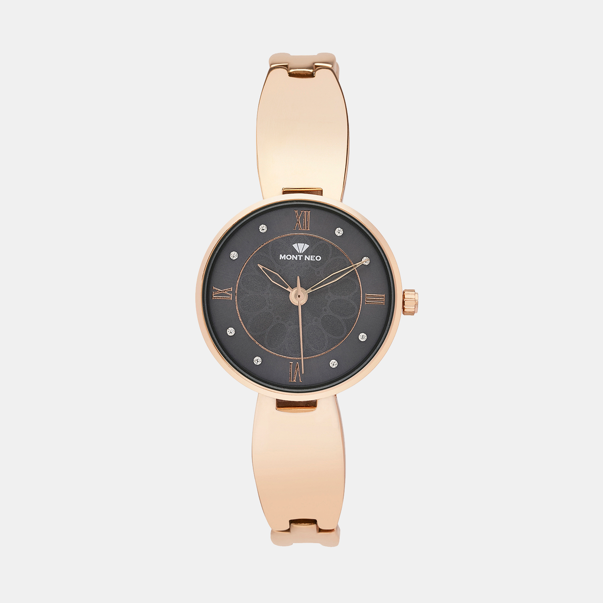 Mont Neo Round Gun Analog watch