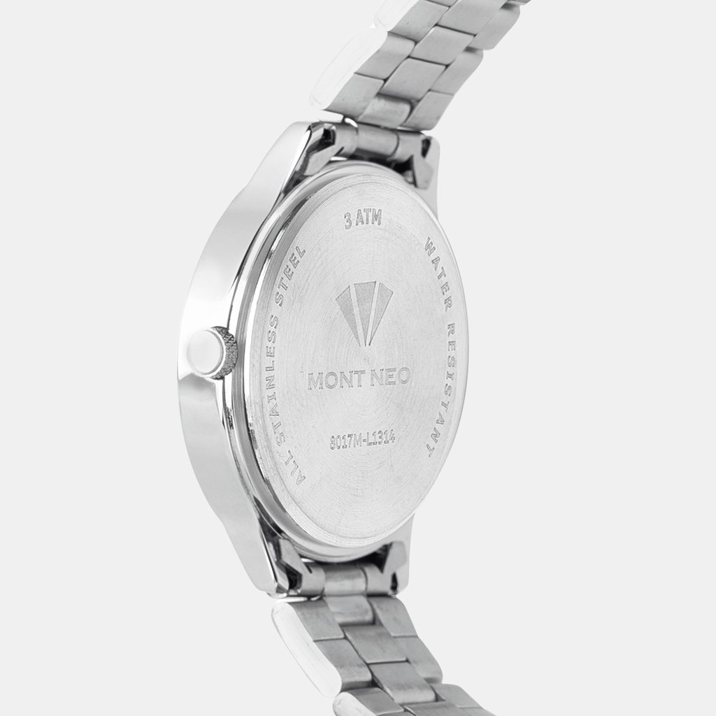 Mont Neo Women Round Silver watch