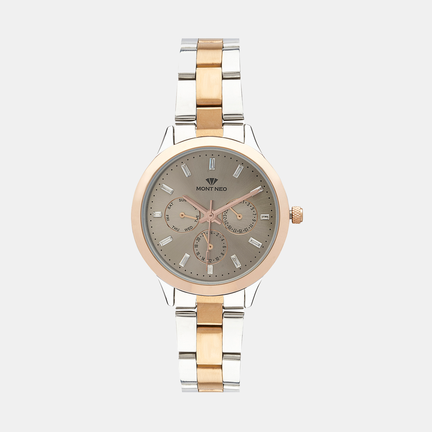 Mont Neo Round Grey Chronograph watch