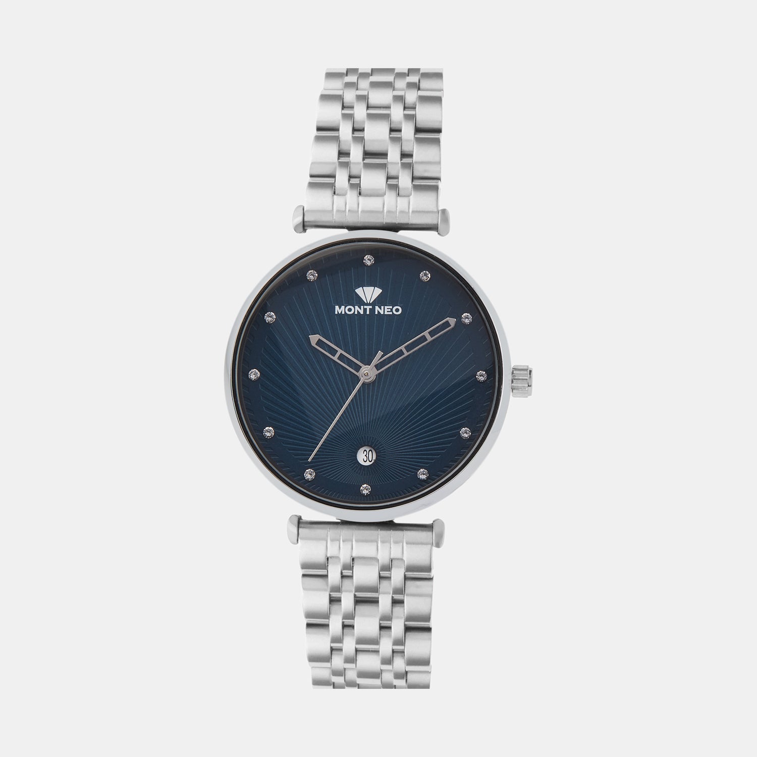 Mont Neo Round Blue Analog watch