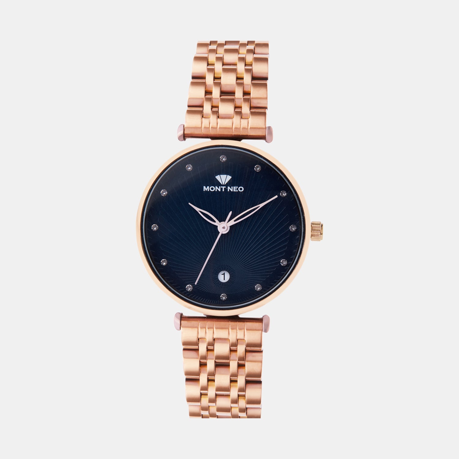 Mont Neo Round Blue Analog watch