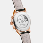 Men Automatic Grey Dial Analog Leather Watch 928-L31509