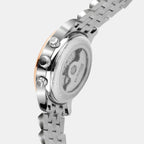 Men Automatic Silver Dial Analog Stainless Steel Watch 928-M30305