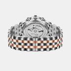 Men Automatic Silver Dial Analog Stainless Steel Watch 928-M30305