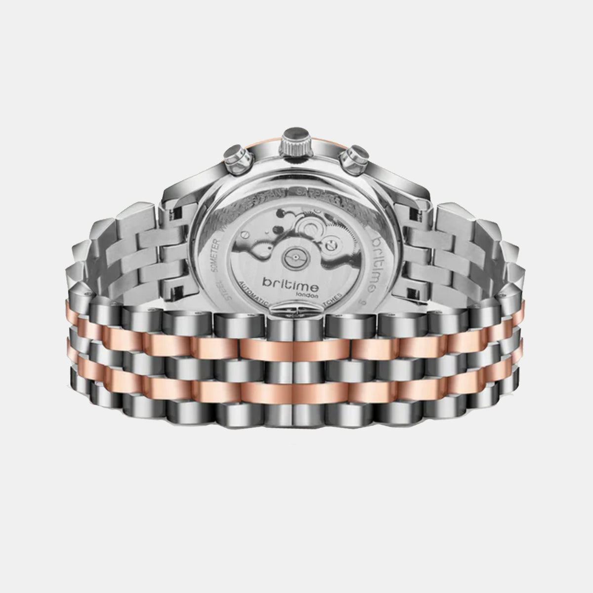 Magna Men Automatic White Dial Analog Stainless Steel Watch 928-M30305