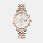 Men Automatic Silver Dial Analog Stainless Steel Watch 928-M30305