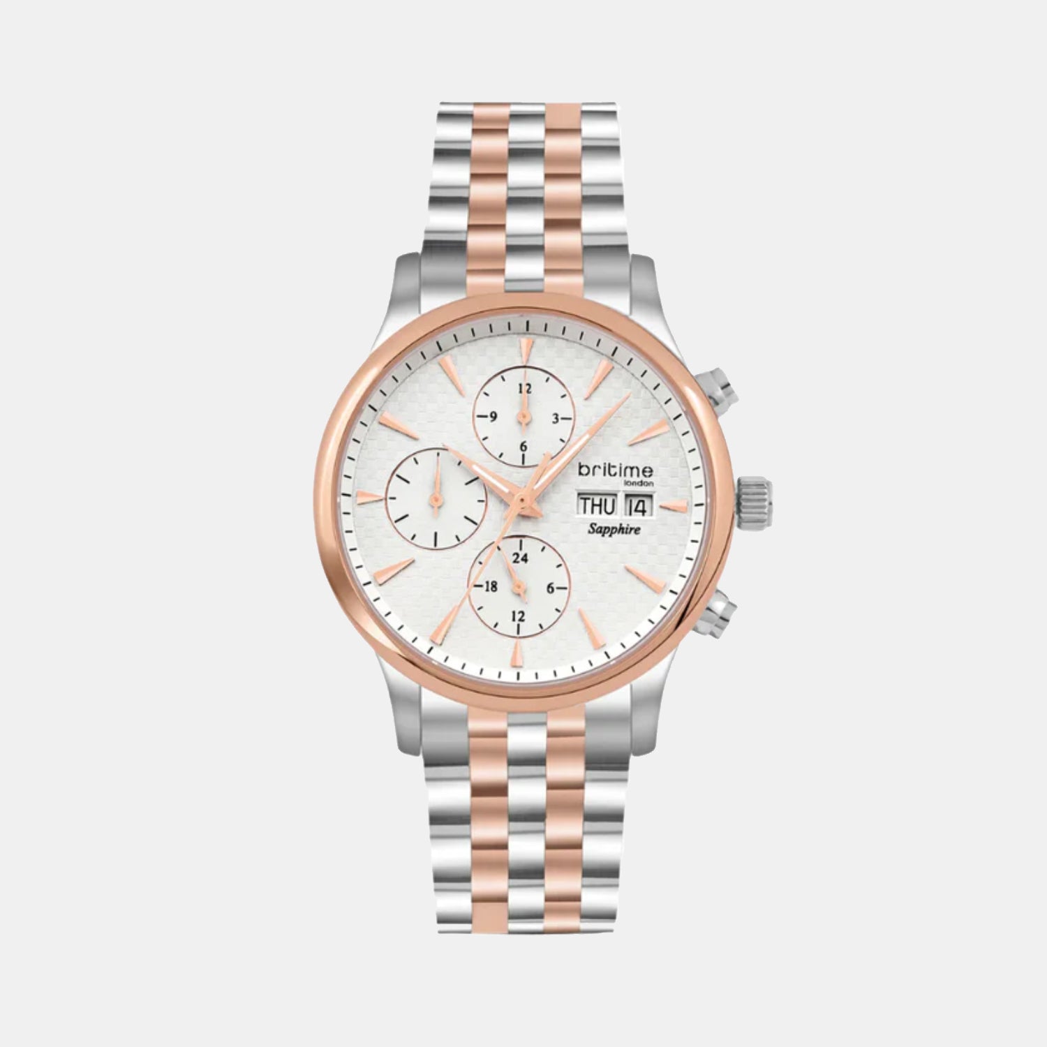 Men Automatic Silver Dial Analog Stainless Steel Watch 928-M30305