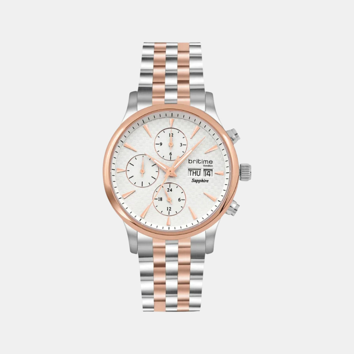Magna Men Automatic White Dial Analog Stainless Steel Watch 928-M30305