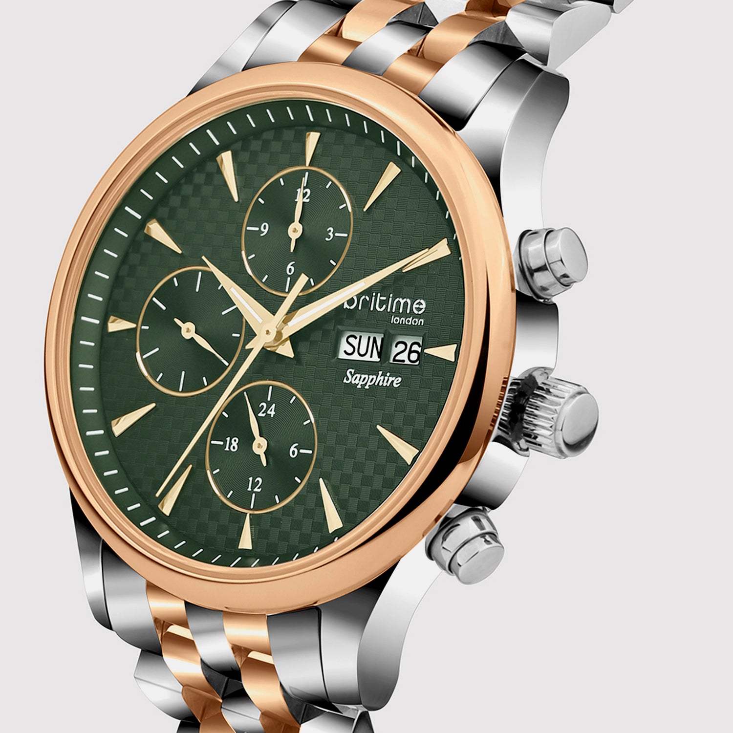 Magna Men Automatic Green Dial Analog Stainless Steel Watch 928-M31405