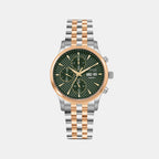 Magna Men Automatic Green Dial Analog Stainless Steel Watch 928-M31405