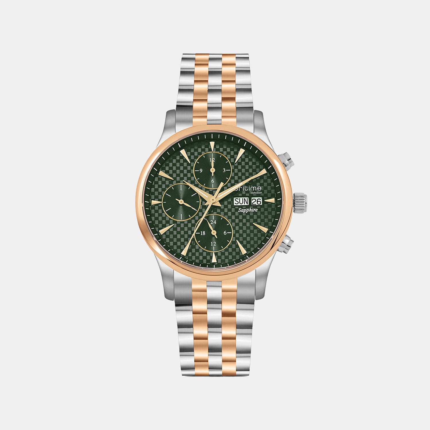 Magna Men Automatic Green Dial Analog Stainless Steel Watch 928-M31405
