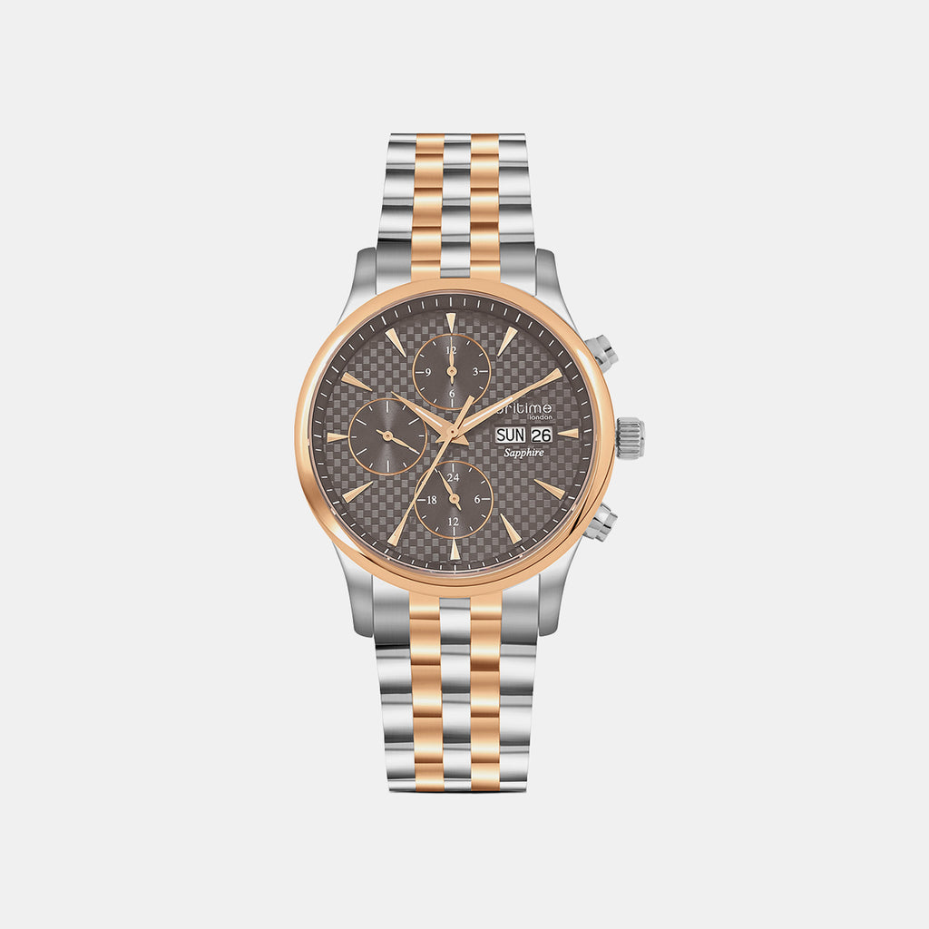 Magna Men Automatic Brown Dial Analog Stainless Steel Watch 928-M31505