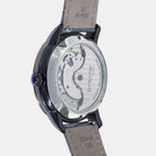 Men Automatic Grey Dial Multi-Function Leather Watch 962-L31509