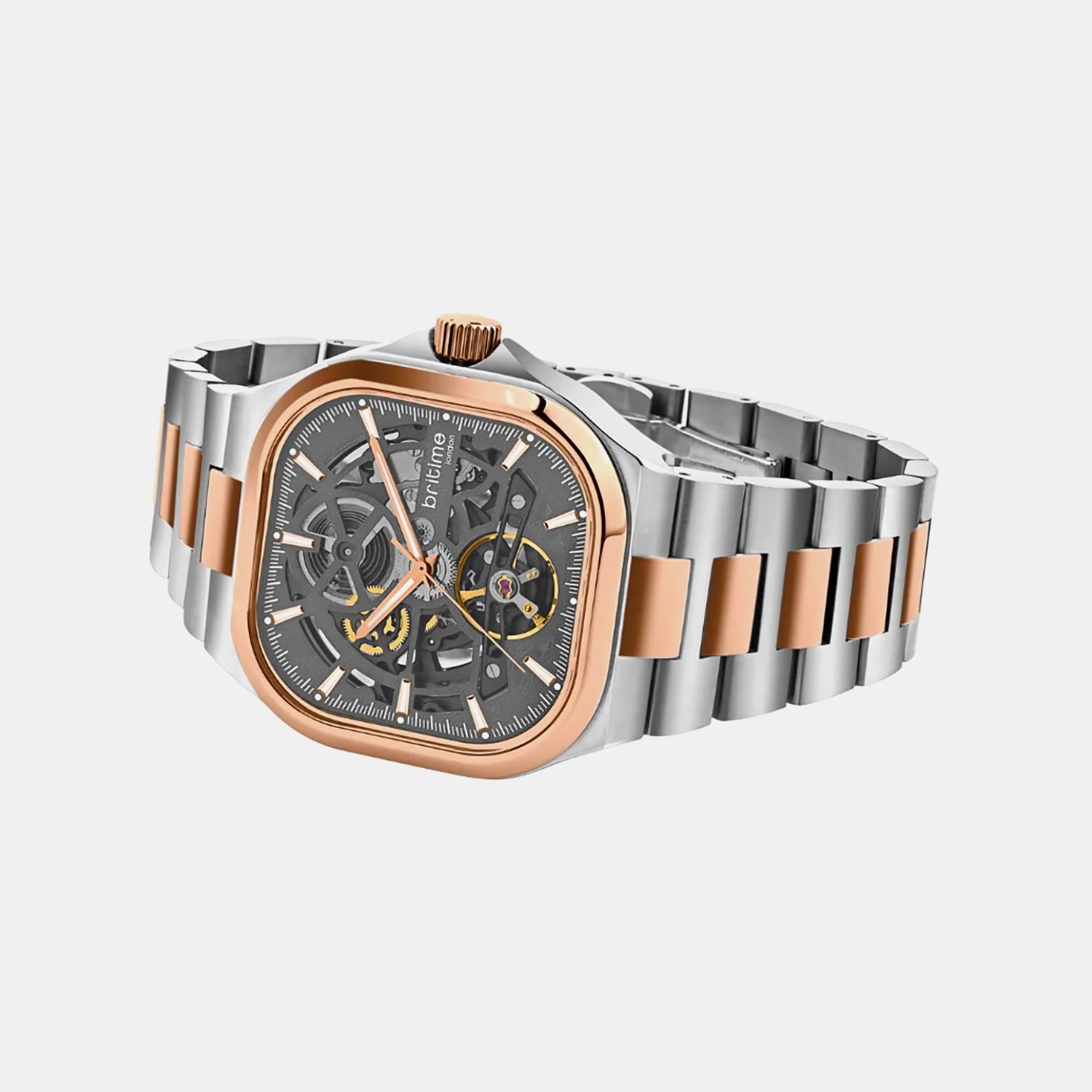 Monarch Men Automatic Grey Dial Analog Stainless Steel Watch 969-M11505