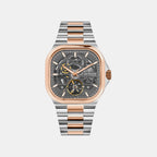 Monarch Men Automatic Grey Dial Analog Stainless Steel Watch 969-M11505