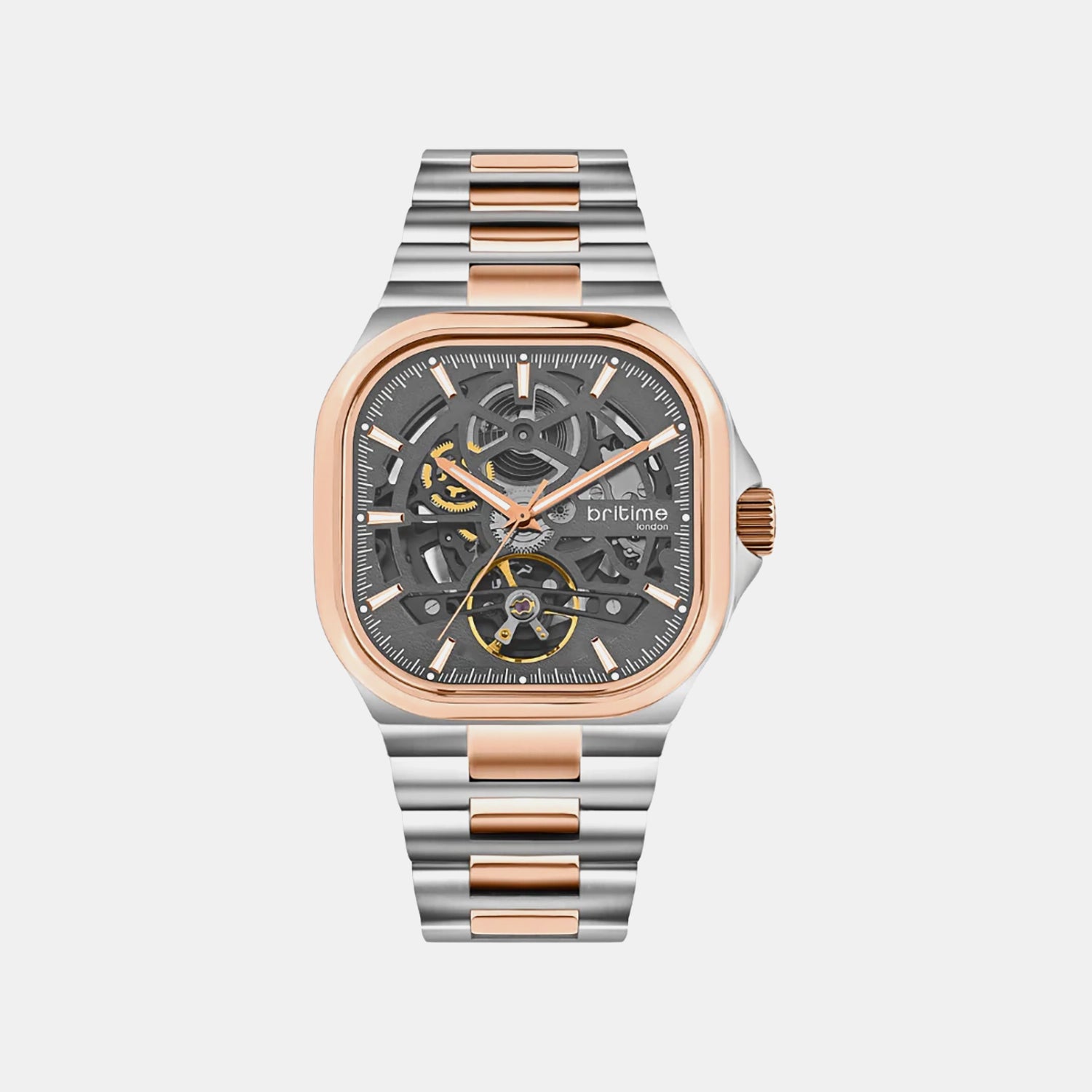 Monarch Men Automatic Grey Dial Analog Stainless Steel Watch 969-M11505
