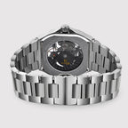 Monarch Men Automatic Blue Dial Analog Stainless Steel Watch 969-M11801
