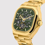 Monarch Men Automatic Green Dial Analog Stainless Steel Watch 969-M21402