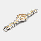 Allegra Women Quartz White Mother Of Pearl Dial Analog Stainless Steel Watch 977847 47 20 20