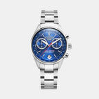 Gran Sportivo Men Quartz Blue Sunray Dial Chronograph Stainless Steel Watch 978818 41 45 20