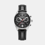 Gran Sportivo Men Quartz Black Sunray Dial Chronograph Leather Watch 978818 41 85 20