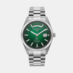 Primeline Men Automatic Green Dial Analog Stainless Steel Watch 981666 41 75 50