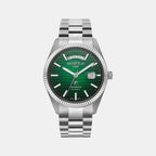 Primeline Men Automatic Green Dial Analog Stainless Steel Watch 981666 41 75 50