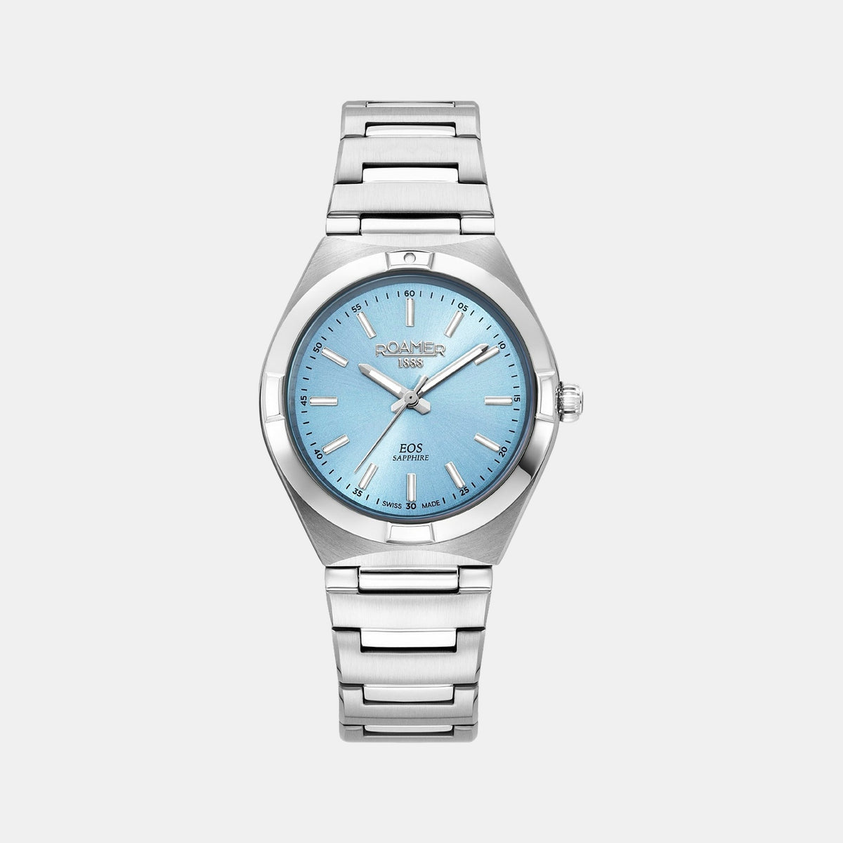 Eos Classic Women Quartz Blue Dial Analog Stainless Steel Watch 982847 41 05 20