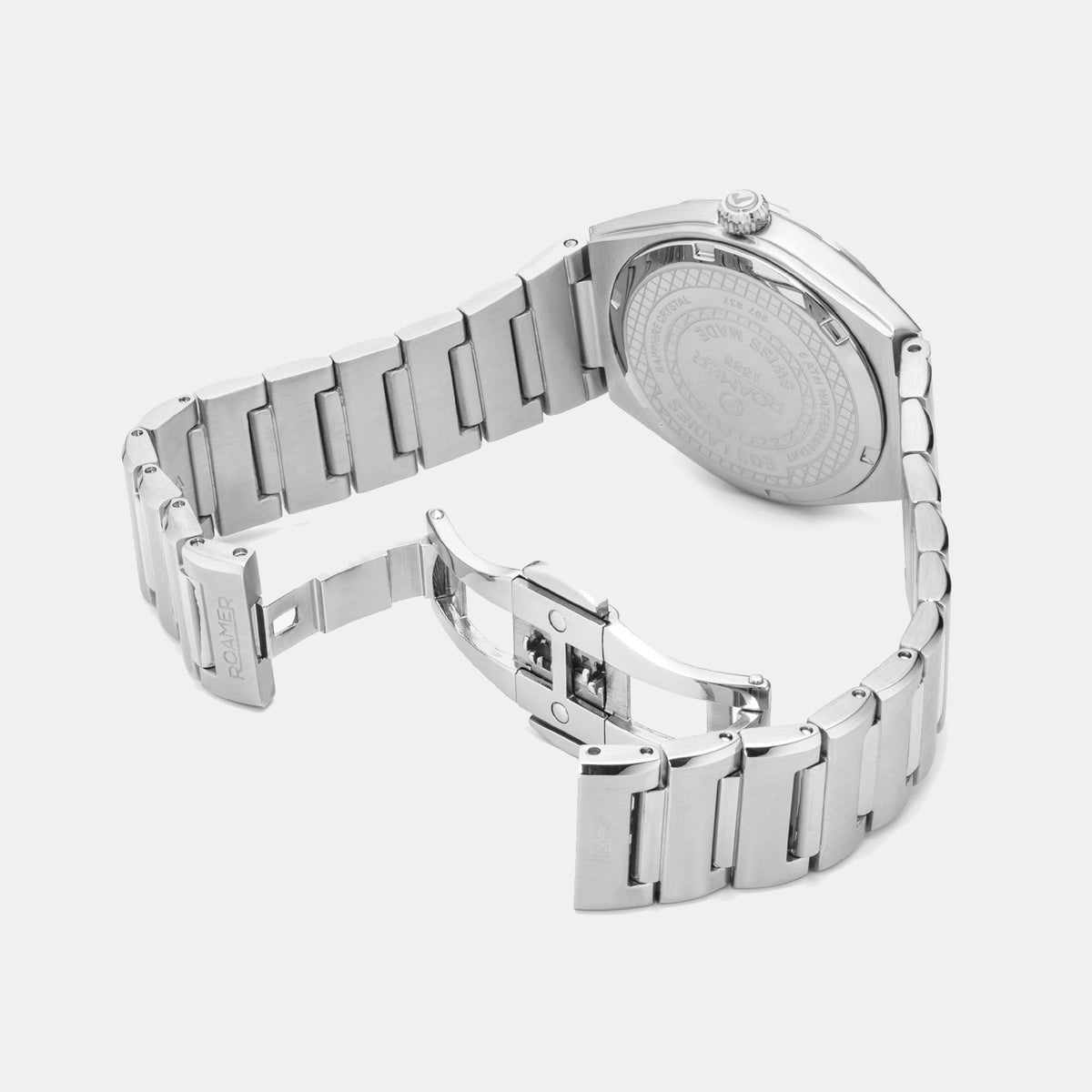 Eos Classic Women Quartz Blue Dial Analog Stainless Steel Watch 982847 41 05 20