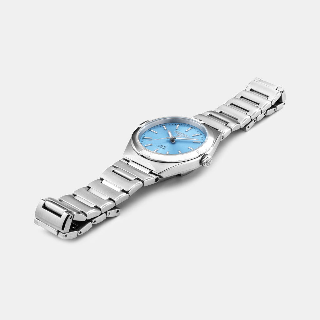Eos Classic Women Quartz Light Blue Dial Analog Stainless Steel Watch 982847 41 05 20