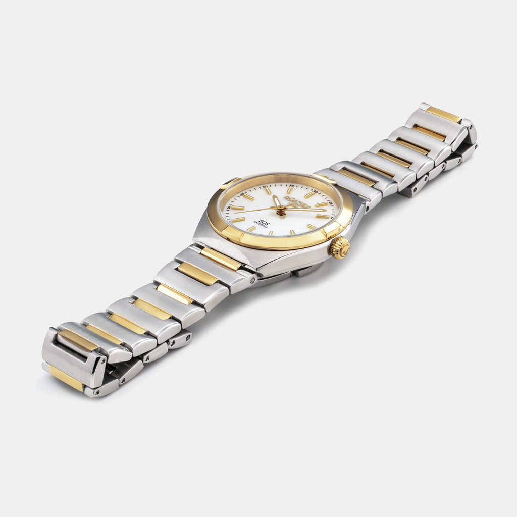 Eos Classic Women Quartz White Mother Of Pearl Dial Analog Stainless Steel Watch 982847 47 20 20