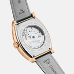 Men Automatic Green Dial Analog Leather Watch 985-L31412