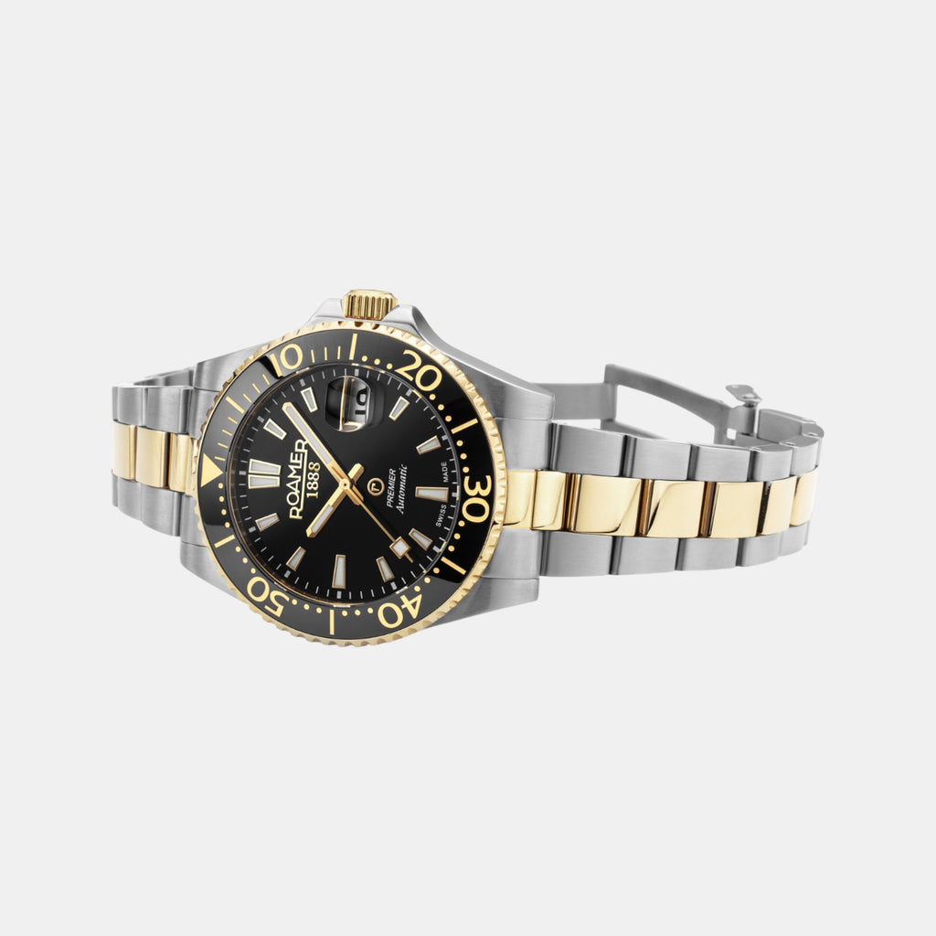 Premier Men Automatic Black Dial Analog Stainless Steel Watch 986983 47 85 21