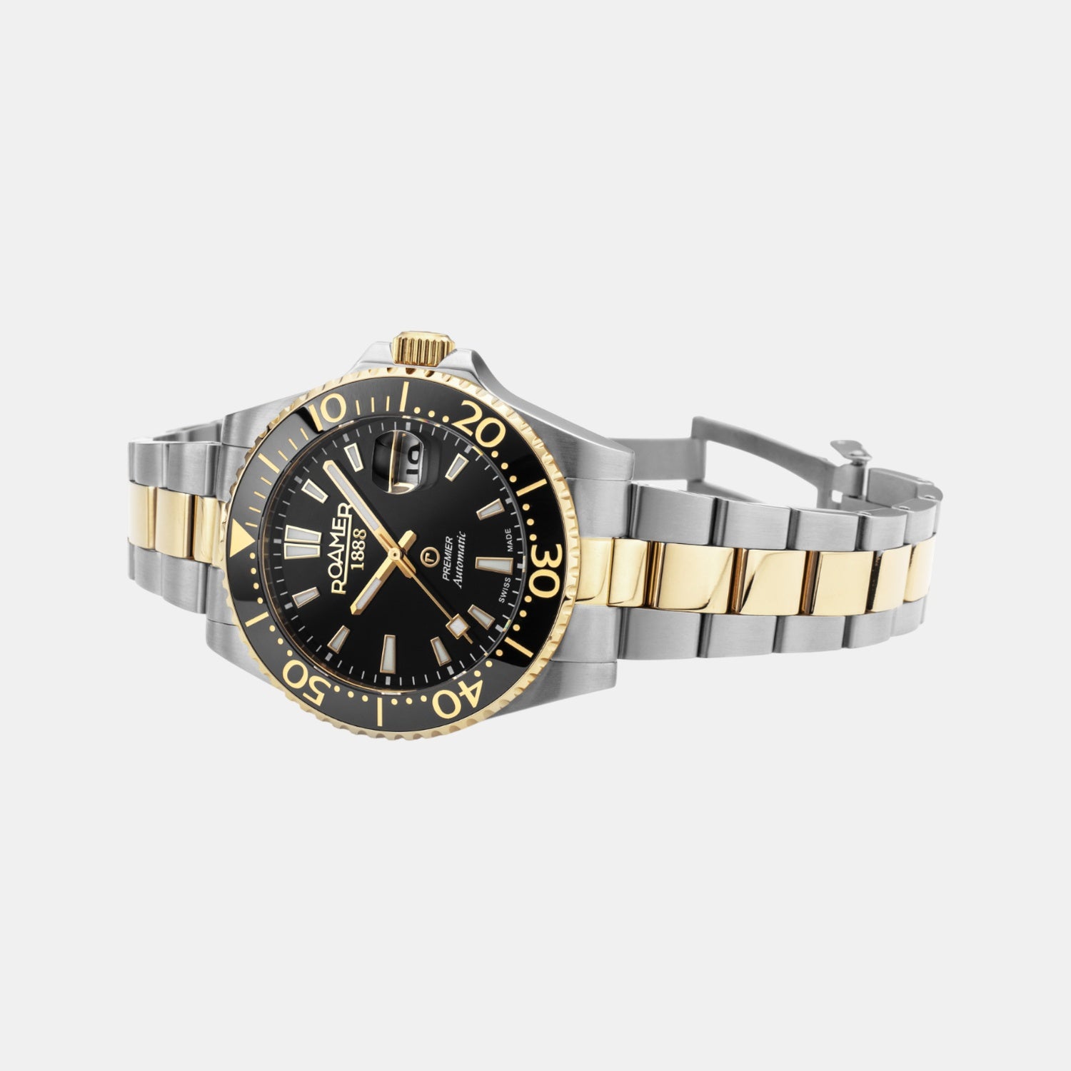 Premier Men Automatic Black Dial Analog Stainless Steel Watch 986983 47 85 21