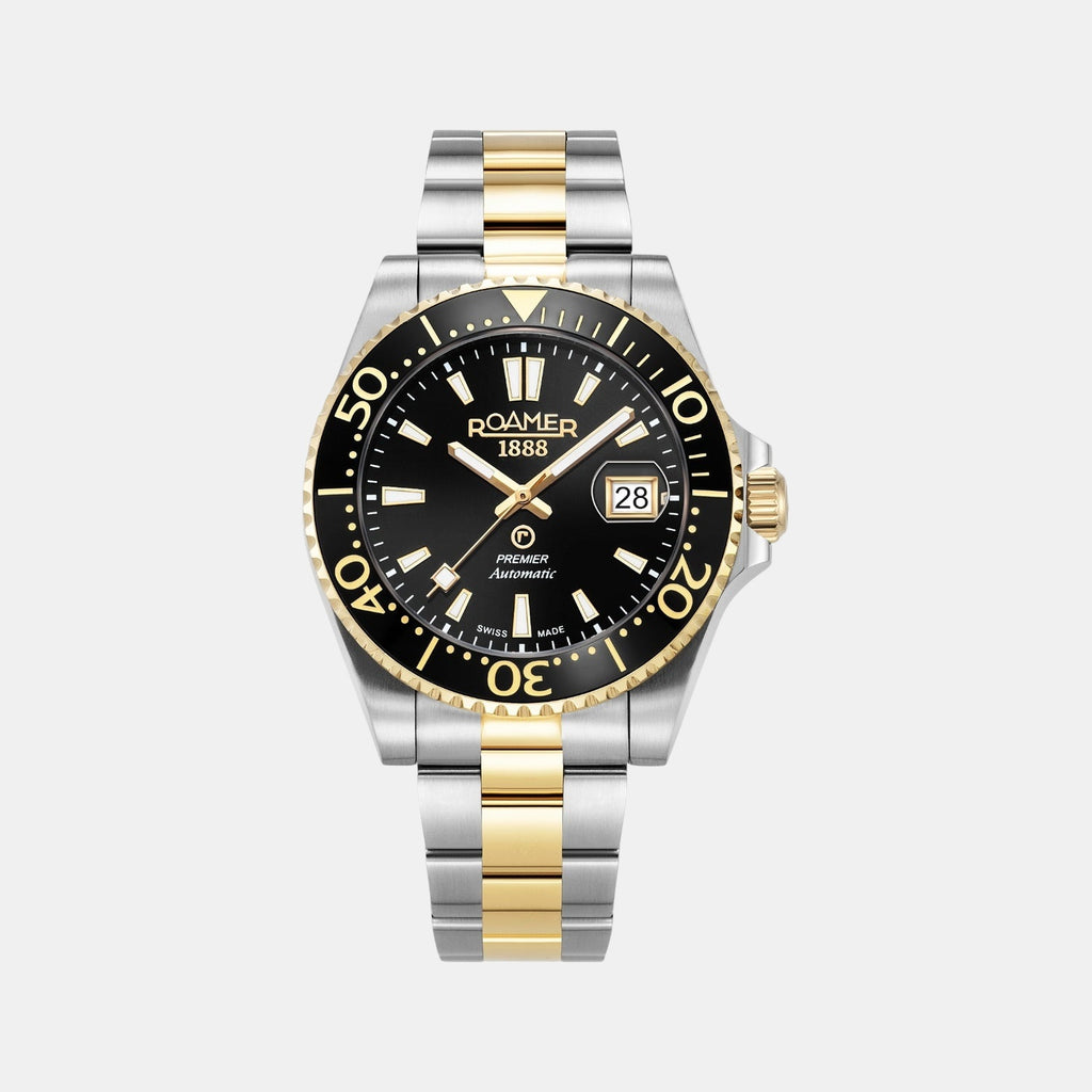 Premier Men Automatic Black Dial Analog Stainless Steel Watch 986983 47 85 21