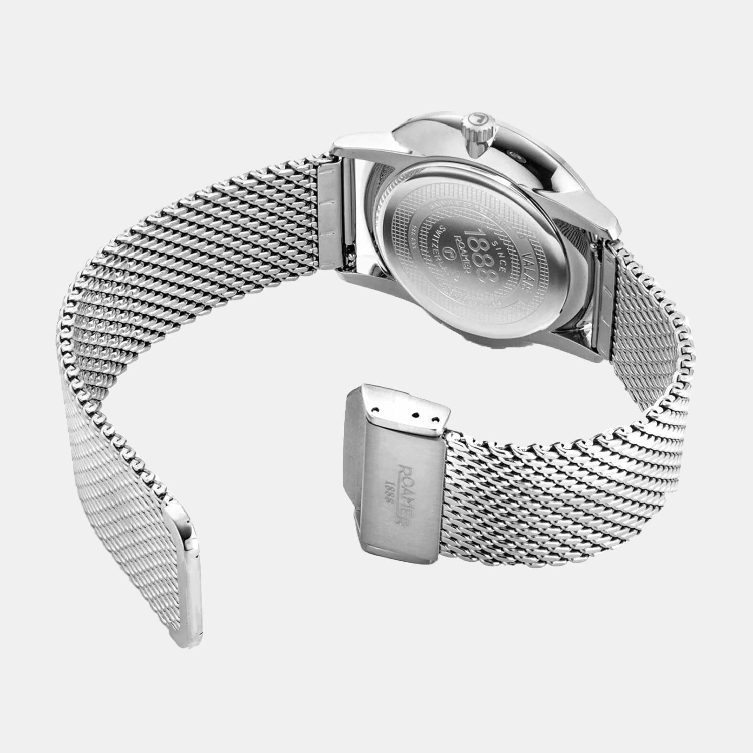 Valais Men Quartz Blue Dial Analog Leather Watch 988833 41 45 05