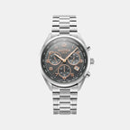 Men Quartz Grey Dial Chronograph Stainless Steel Watch 993819 41 54 20