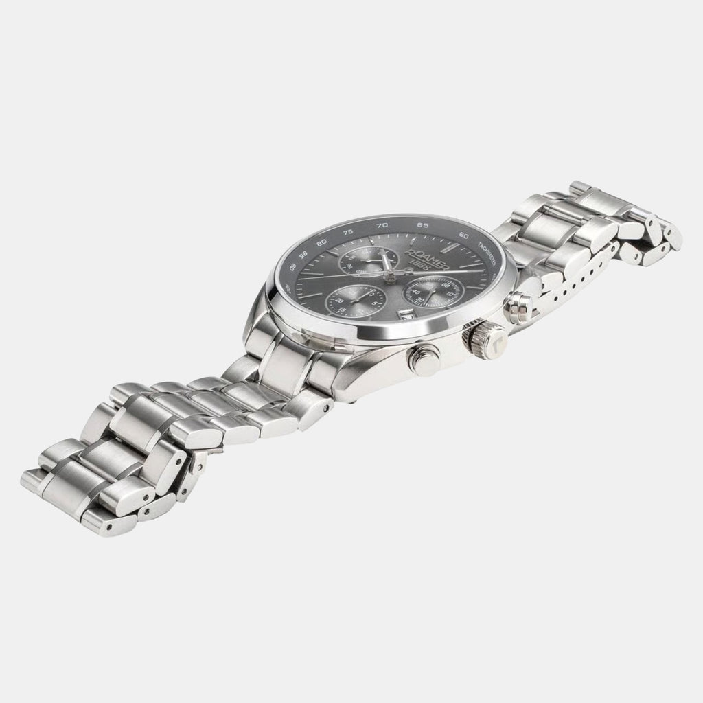 Men Quartz Black Dial Analog Stainless Steel Watch 993819 41 85 20