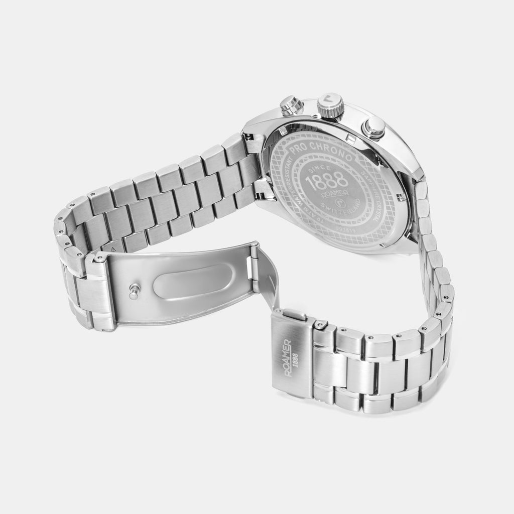 Pro Chrono Men Quartz Green Sunray Dial Chronograph Stainless Steel Watch 993819 41 75 20