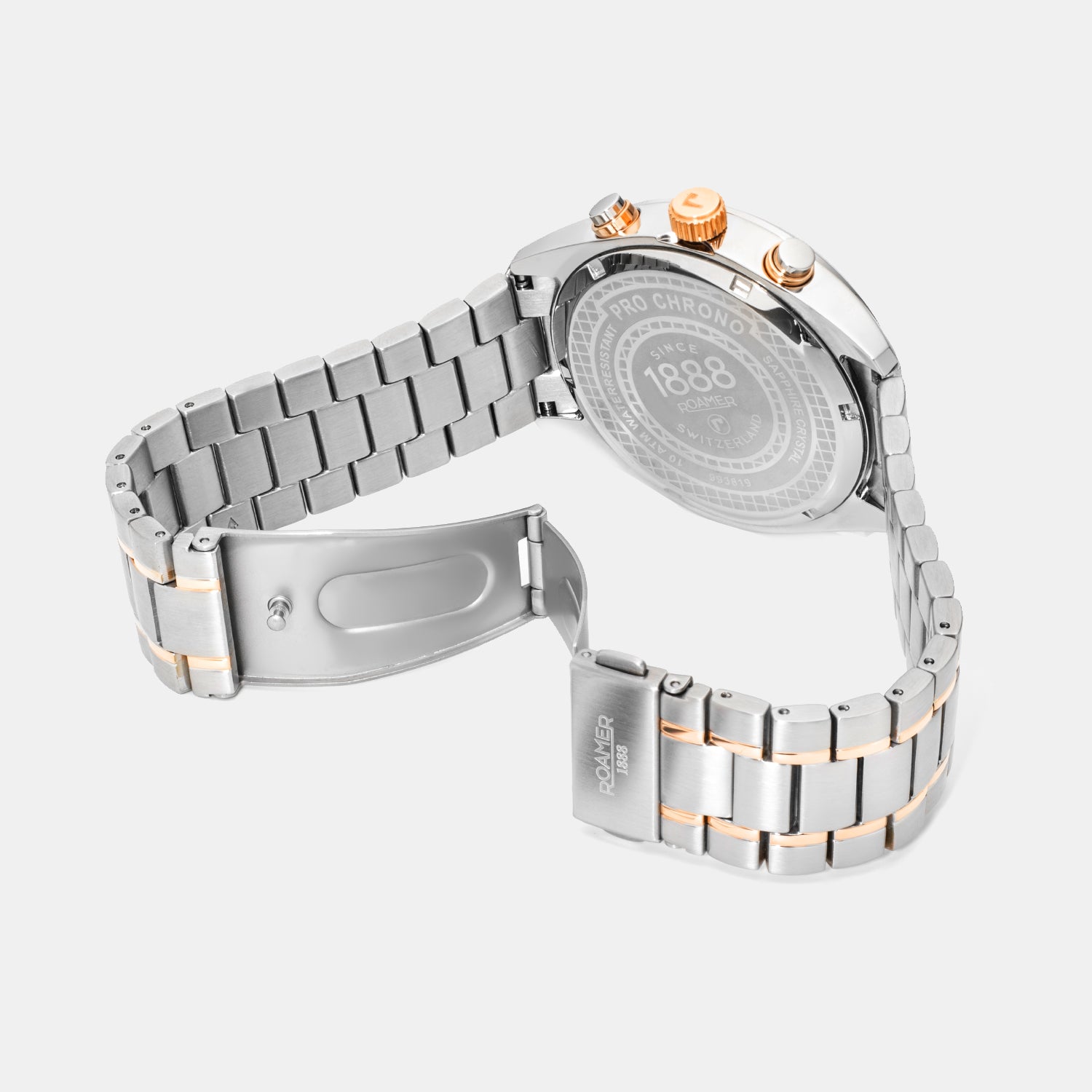 Pro Chrono Men Quartz Blue Sunray Dial Chronograph Stainless Steel Watch 993819 47 45 20