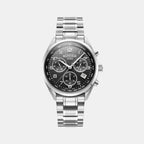 Pro Chrono Men Quartz Black Sunray Dial Chronograph Stainless Steel Watch 993819 41 44 20