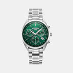 Pro Chrono Men Quartz Green Sunray Dial Chronograph Stainless Steel Watch 993819 41 75 20