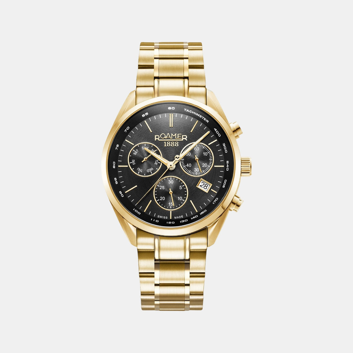 Pro Chrono Men Quartz Black Dial Chronograph Stainless Steel Watch 993819 48 85 20