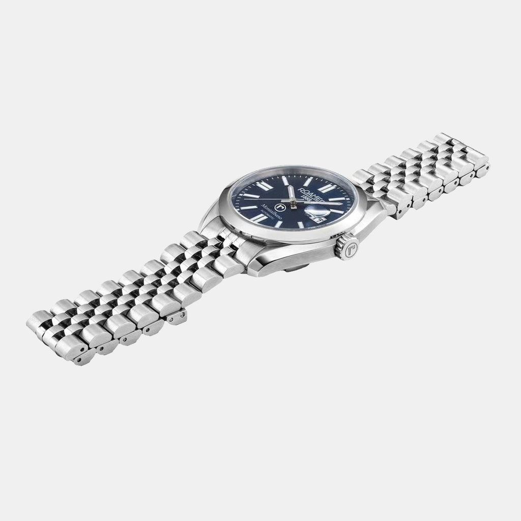 Montalbano Men Automatic Blue Dial Analog Stainless Steel Watch 996983 41 45 20